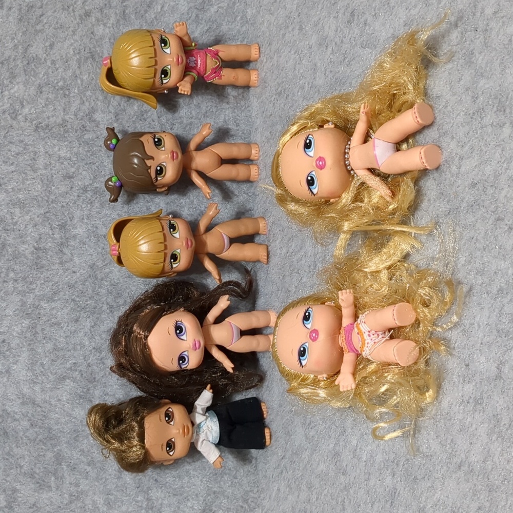 Bratz Baby 5" lot of 7 MGA Dolls